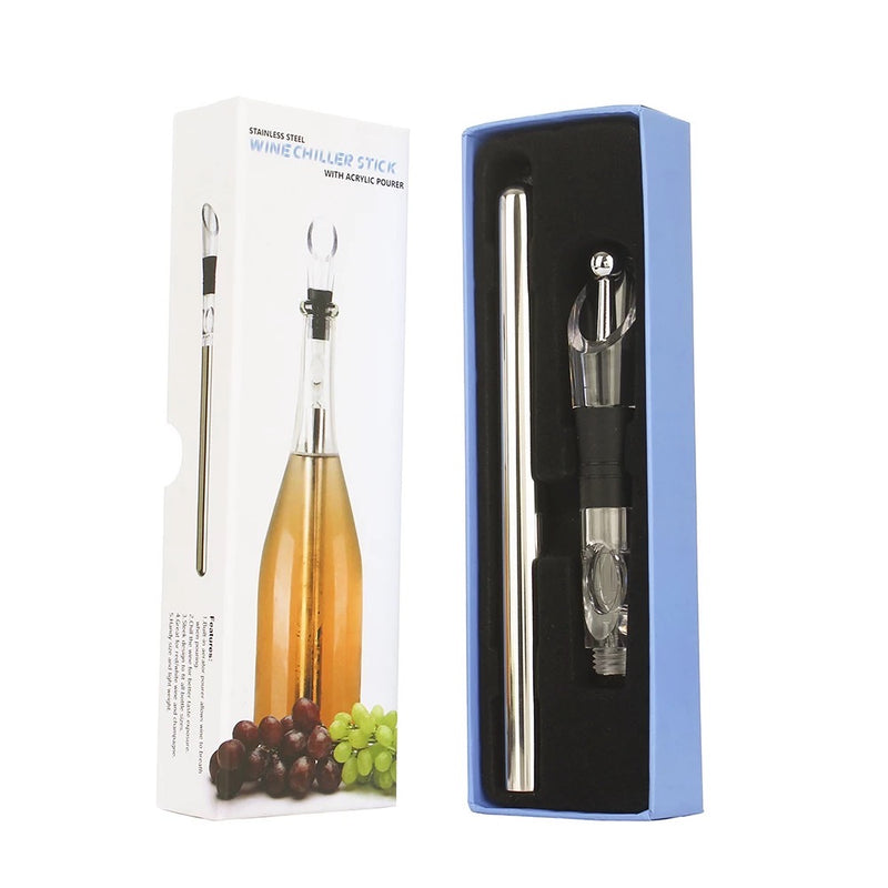 Wine Chiller Stick With Aerator Pourer And Stopper