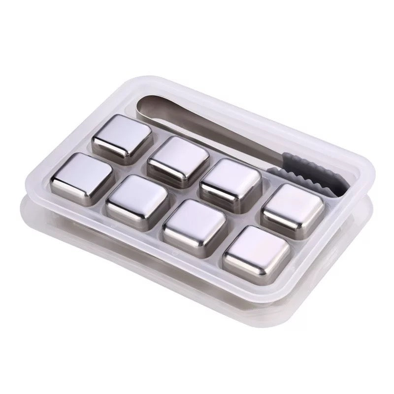 Stainless Steel Ice Cubes 4/6/8 pcs
