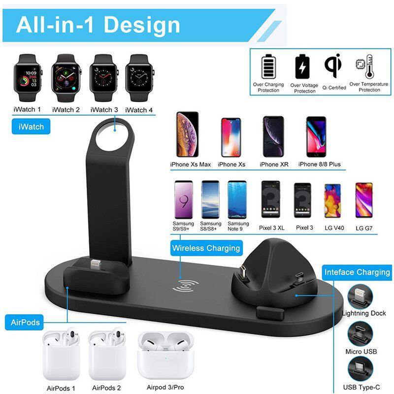 6 in 1 Wireless Charging Station - Chriseng Mall